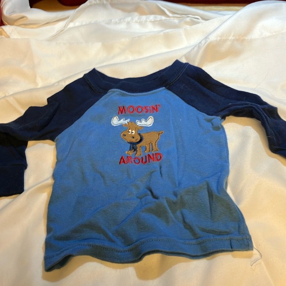 Infant Boy’s Shirts. Set of 2 (Short & Long Sleeve) - Picture 1 of 8